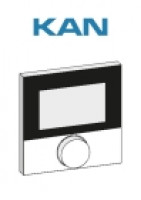 User manual installation of termostat LCD Basic+ 230V 24V standard control